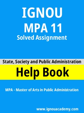 MPA 11 Solved Assignment