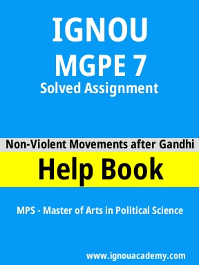 MGPE 7 Solved Assignment