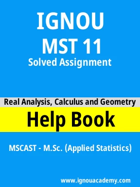 MST 11 Solved Assignment
