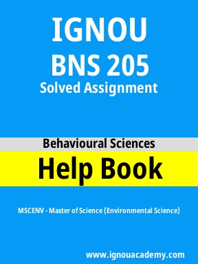BNS 205 Solved Assignment
