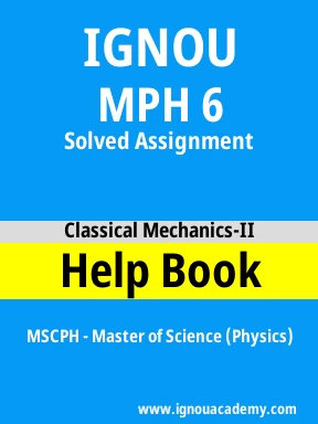 MPH 6 Solved Assignment