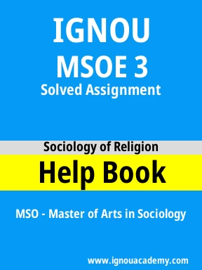 MSOE 3 Solved Assignment