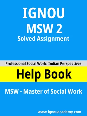 MSW 2 Solved Assignment