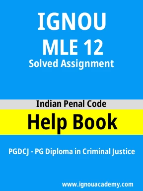 MLE 12 Solved Assignment