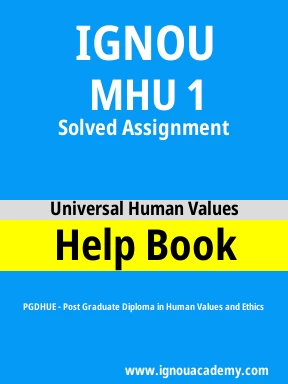 MHU 1 Solved Assignment