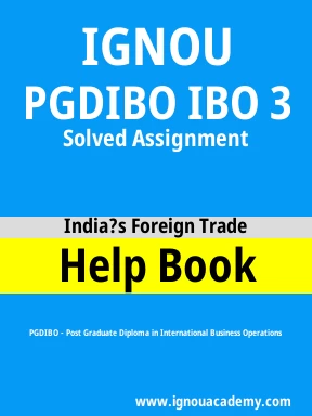 PGDIBO IBO 3 Solved Assignment